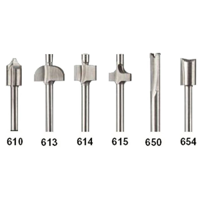 6 PIECE ROUTER BIT SET | Grey Wolf Safety